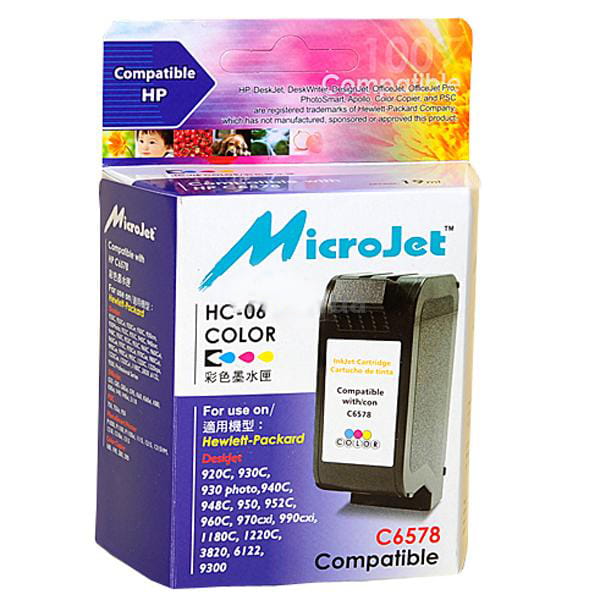 Картридж MicroJet (HC-06) HP DJ 930C/950C/970C Color (C6578D)