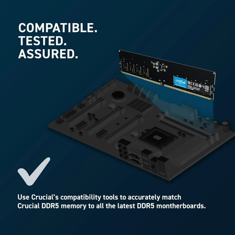 Модуль пам`ятi DDR5 2х8GB/5600 Crucial Black (CT2K8G56C46U5)