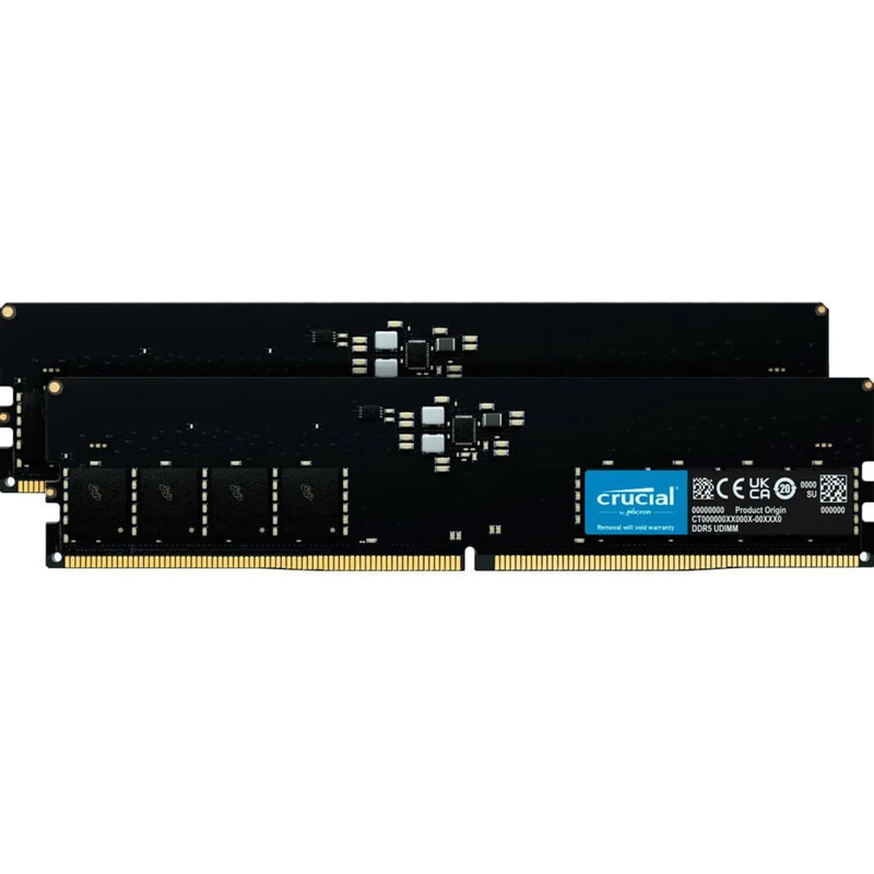 Модуль пам`ятi DDR5 2х8GB/5600 Crucial Black (CT2K8G56C46U5)