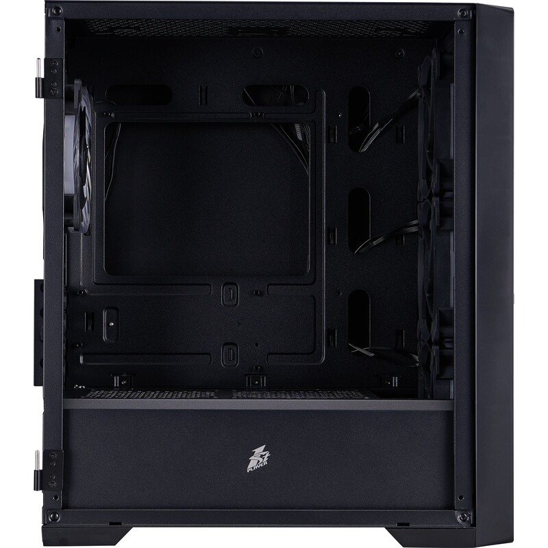 Корпус 1stPlayer T4-BK-4FS7 Black