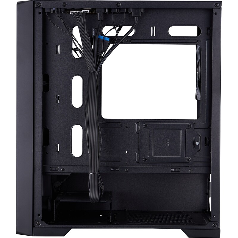 Корпус 1stPlayer T4-BK-4FS7 Black