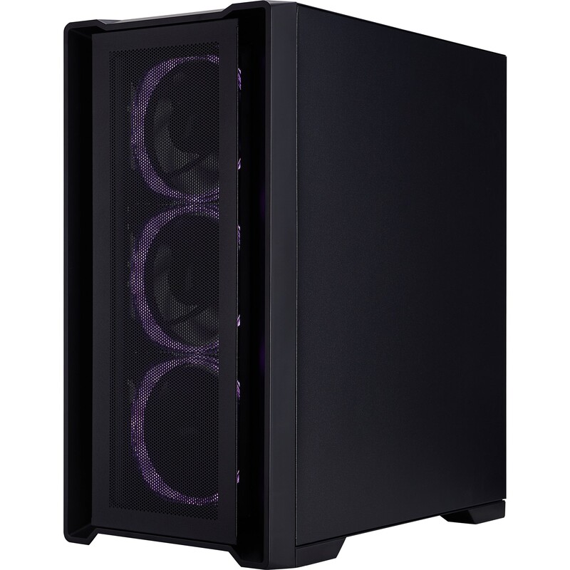 Корпус 1stPlayer T4-BK-4FS7 Black
