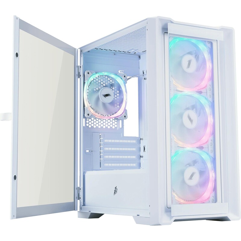 Корпус 1stPlayer T4-G-WH-4FS7-W White