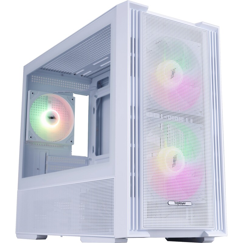 Корпус 1stPlayer AU6-WH-2FA7-14-W-2FA7R-W-1FA7-W