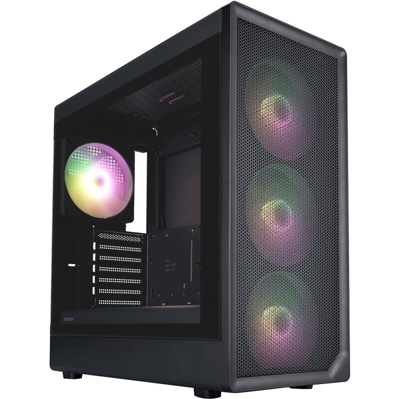 Корпус 1stPlayer AU8-BK-4FE7-14 Black