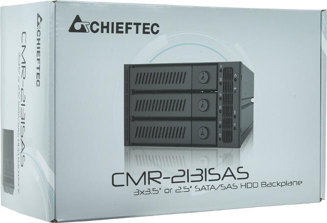 Бэкплейн Chieftec Hot-Swap Metal 3x5.25"/4x3.5" SATA (CMR-3141SAS)