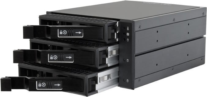 Бэкплейн Chieftec Hot-Swap Aluminium 2x5.25"/3x3.5" SATA (CBP-2131SAS)
