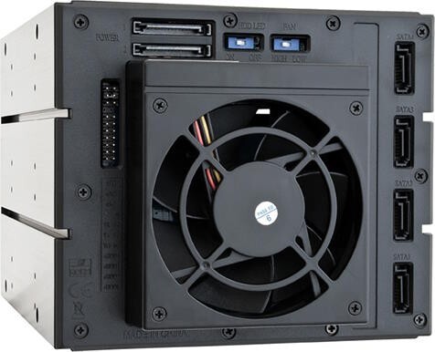 Бэкплейн Chieftec Hot-Swap Aluminium 3x5.25"/4x3.5" SATA (CBP-3141SAS)