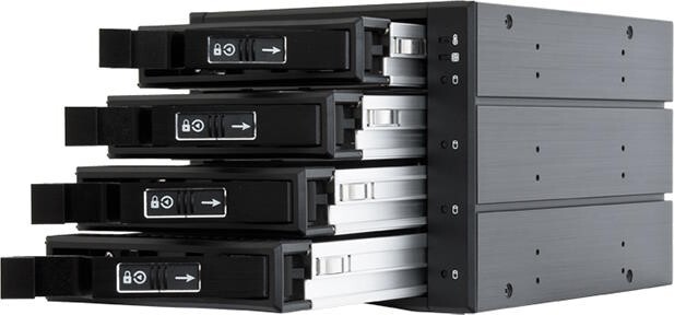 Бэкплейн Chieftec Hot-Swap Aluminium 3x5.25"/4x3.5" SATA (CBP-3141SAS)