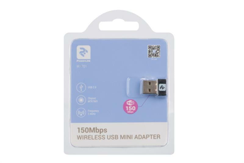 Беспроводной адаптер 2E PowerLink WR701 (N150, USB 2.0) (2E-WR701)