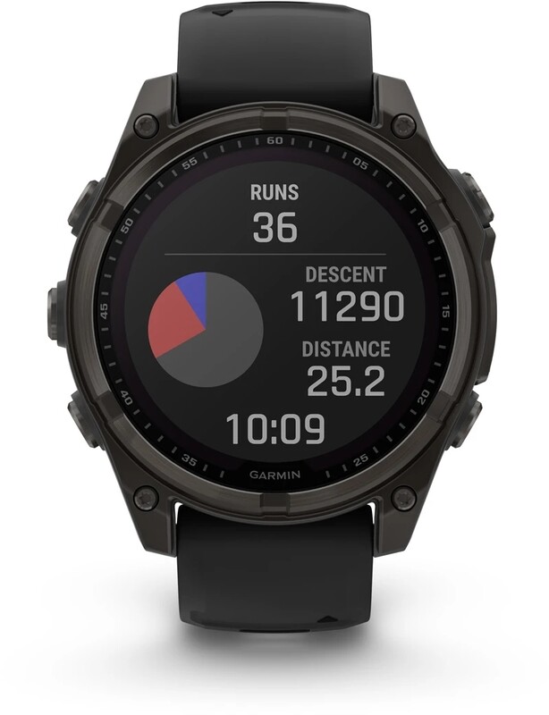 Смарт-часы Garmin Fenix 8 47mm Sapphire Solar Carbon Gray DLC Titanium with Black and Pebble Grey Silicone Band (010-02906-11)