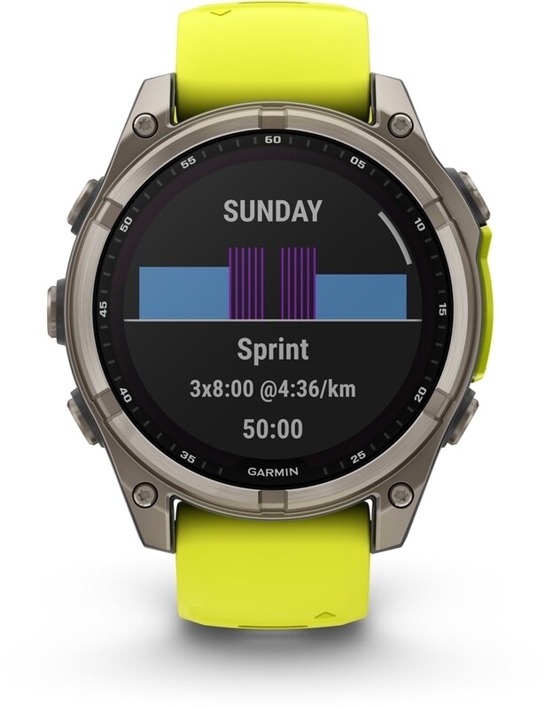Смарт-часы Garmin Fenix 8 51mm Sapphire Solar Titanium with Amp Yellow/Graphite Silicone Band (010-02907-21)