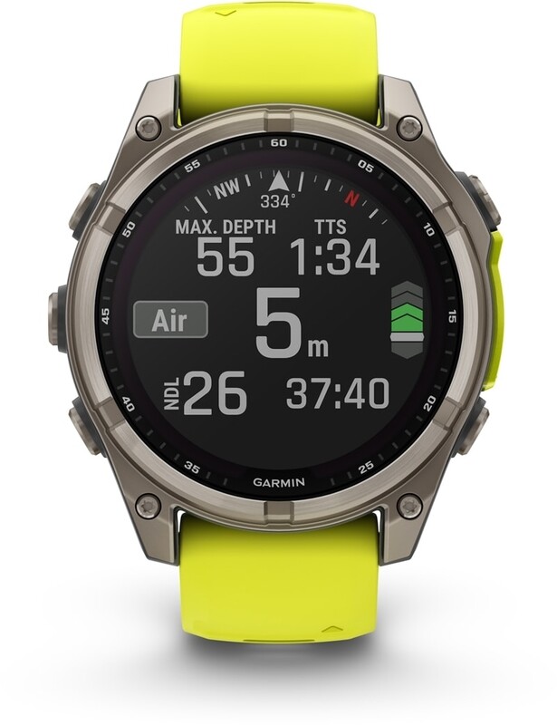 Смарт-часы Garmin Fenix 8 51mm Sapphire Solar Titanium with Amp Yellow/Graphite Silicone Band (010-02907-21)