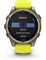 Фото - Смарт-часы Garmin Fenix 8 51mm Sapphire Solar Titanium with Amp Yellow/Graphite Silicone Band (010-02907-21) | click.ua