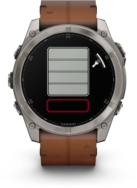 Смарт-часы Garmin Fenix 8 51mm AMOLED Sapphire Titanium with Chestnut Leather Band (010-02905-40)