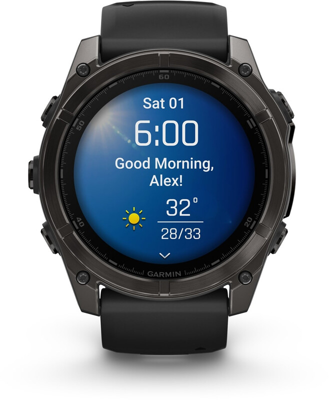 Смарт-часы Garmin Fenix 8 51mm AMOLED Sapphire Carbon Grey DLC with Black and Pebble Grey Silicone Band (010-02905-21)