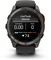 Фото - Смарт-часы Garmin Fenix 8 51mm MicroLED Sapphire Titanium Carbon Gray with Black and Pebble Grey Silicone Band (010-03380-05) | click.ua