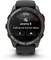 Фото - Смарт-часы Garmin Fenix 8 51mm MicroLED Sapphire Titanium Carbon Gray with Black and Pebble Grey Silicone Band (010-03380-05) | click.ua