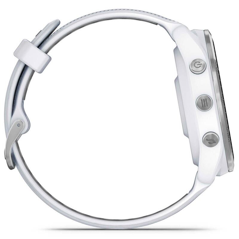 Смарт-часы Garmin Forerunner 965 Titanium Bezel with Whitestone Case and Whitestone/Powder Gray Silicone Band (010-02809-11)