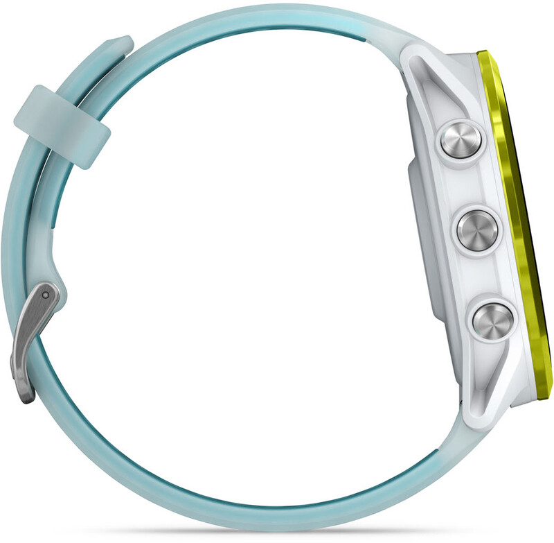 Смарт-часы Garmin Forerunner 570 47mm Yellow Aluminum with Translucent Whitestone/Turquoise Band (010-02971-01)