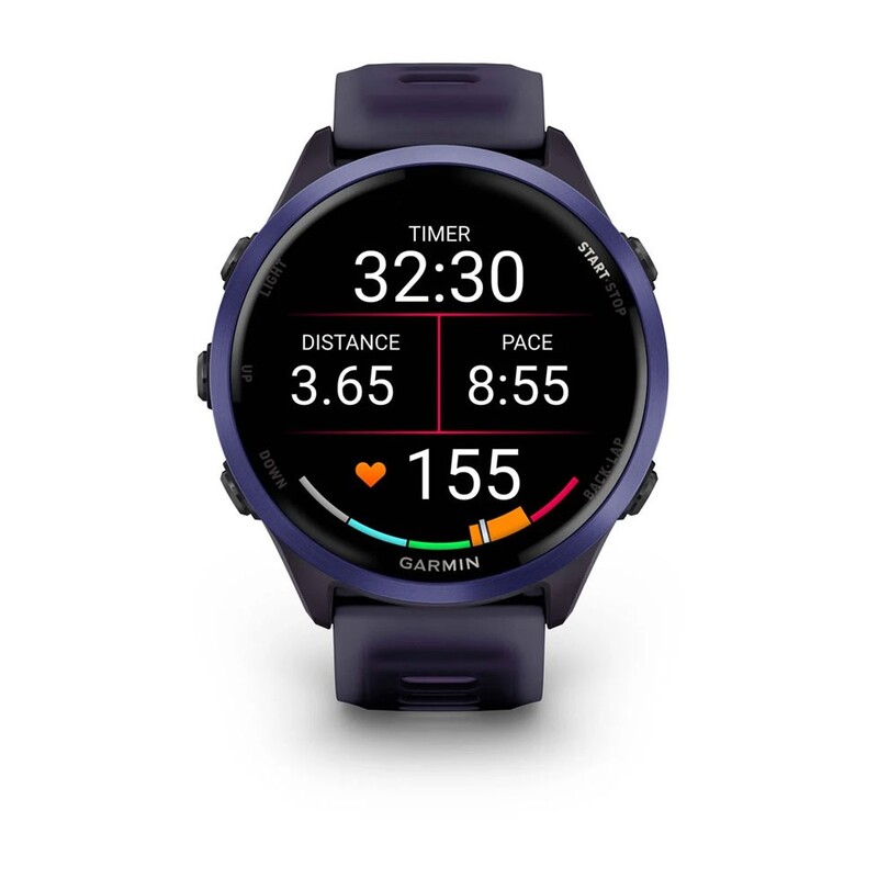 Смарт-годинник Garmin Forerunner 570 47mm Indigo Aluminium with Translucent Imperial Purple/Indigo Band (010-02971-02)