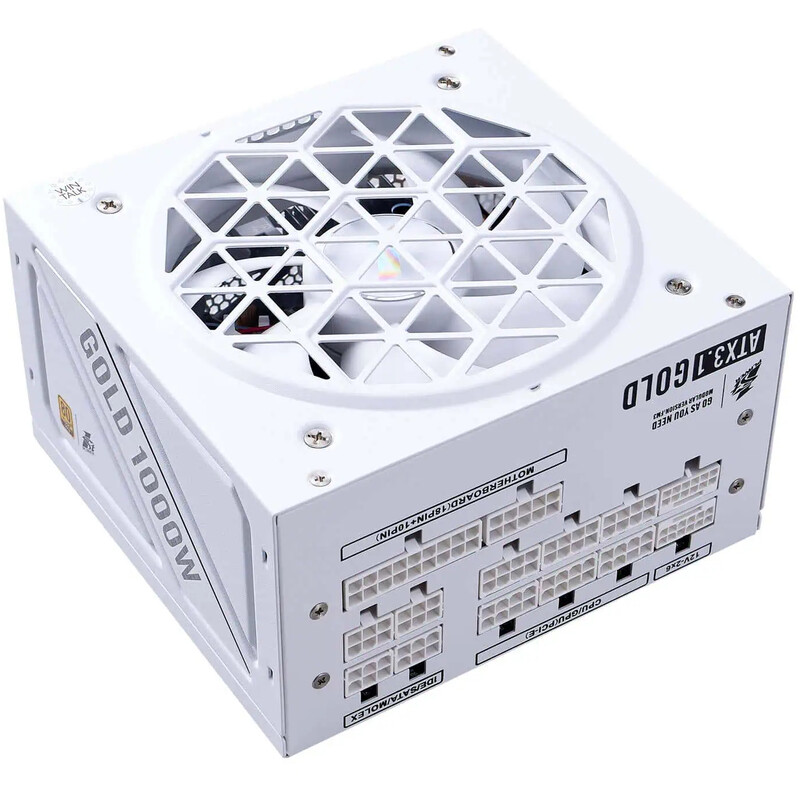 Блок питания 1stPlayer HA-1000BA4 1000W White (NGDP-GLD-1000-WH-EU)