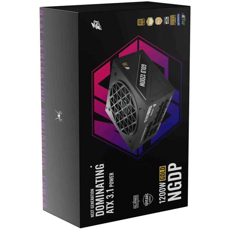 Блок питания 1stPlayer HA-1200BA4 1200W (NGDP-GLD-1200-BK-EU)