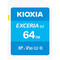 Фото - Карта памяти SDHC 64GB UHS-I/U3 Class 10 Kioxia Exceria G2 R100/W50MB/s (LNEX2L064GG4) | click.ua