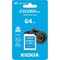 Фото - Карта памяти SDHC 64GB UHS-I/U3 Class 10 Kioxia Exceria G2 R100/W50MB/s (LNEX2L064GG4) | click.ua