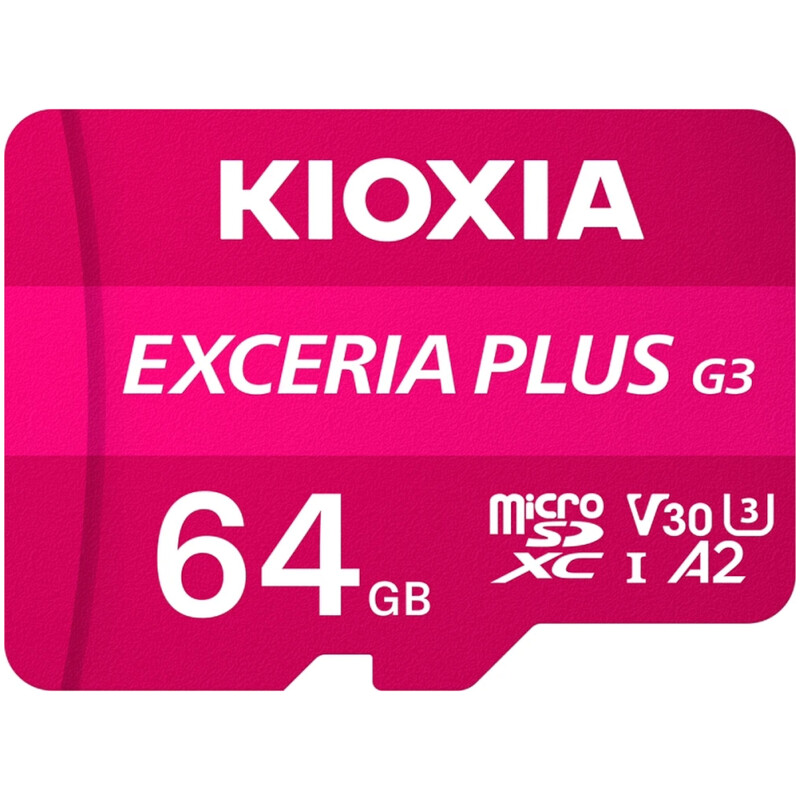 Карта памяти MicroSDHC 64GB UHS-1 Class 10 Kioxia Exceria Plus G3 (LMPL3M064GG2)