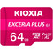 Фото - Карта памяти MicroSDHC 64GB UHS-1 Class 10 Kioxia Exceria Plus G3 (LMPL3M064GG2) | click.ua