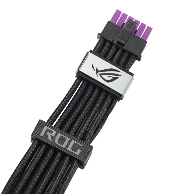 Кабель для відеокарти Asus ROG Equalizer 12V-2x6 ATX 3.1 & PCIe 5.1 Black (90YE00BN-B0QA00)