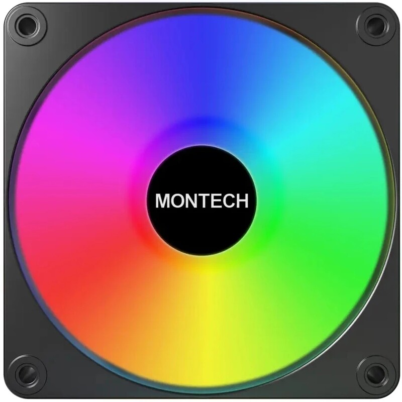 Вентилятор Montech GF120 V2 ARGB PWM (B) Black