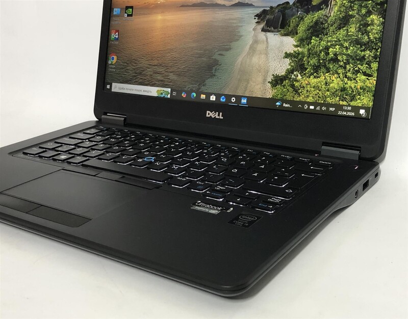 Ноутбук Dell Latitude E7450 / 14" FullHD IPS / i5-5300U / 8GB / 128GB SSD / NVidia GeForce 840M, 2GB / Win10Pro / Backlight - Б/у