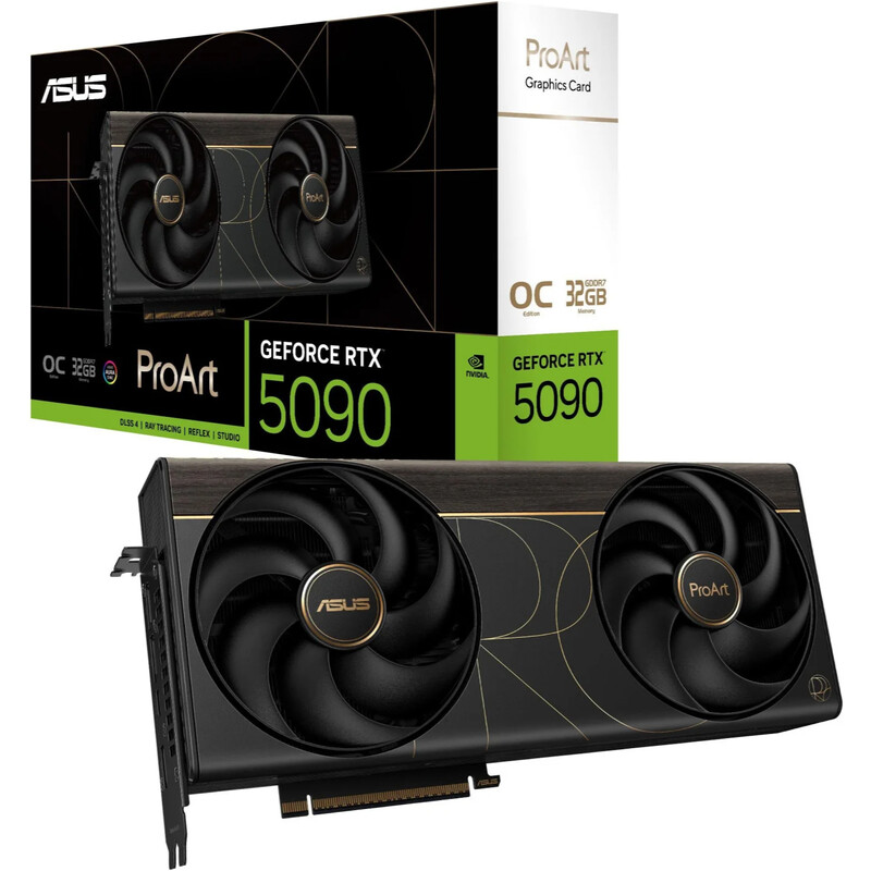 Видеокарта GF RTX 5090 32GB GDDR7 ProArt OC Asus (PROART-RTX5090-O32G)
