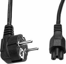 Кабель питания PowerPlant (CC360284) CEE7/7-C5, 1м