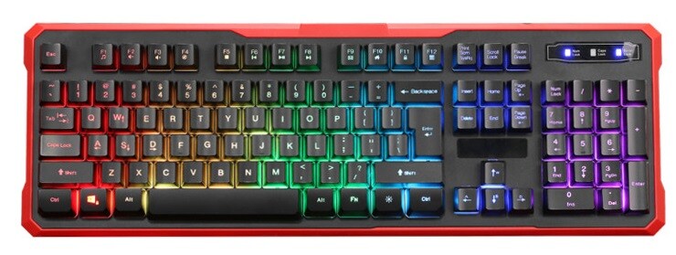 Клавіатура Marvo K629G Multi-LED Black/Red USB