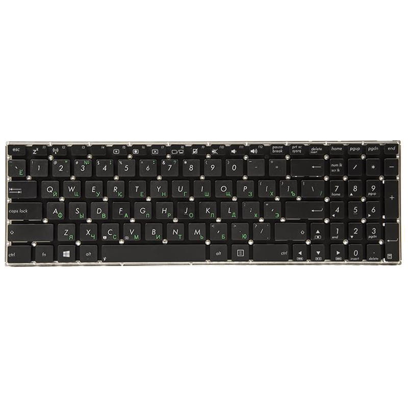 Клавиатура PowerPlant для ноутбука Asus X553MA, X554LA черный, без фрейма (KB310128)
