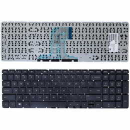 Клавіатура PowerPlant для ноутбука HP 250 G4, 255 G4, 256 G4 чорна, чорний фрейм (KB310180)