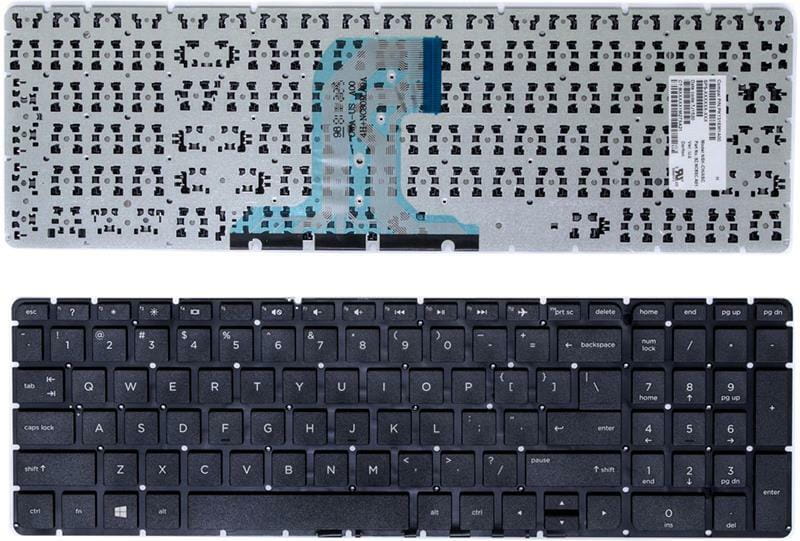 Клавиатура PowerPlant для ноутбука HP 250 G4, 255 G4, 256 G4 черный, черный фрейм (KB310180)