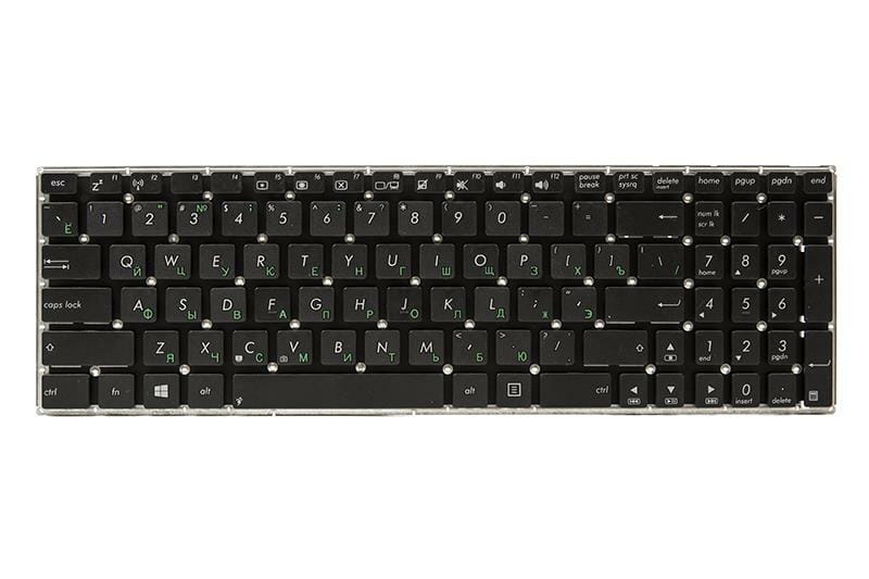 Клавіатура PowerPlant для ноутбука Asus X501, X552, X550 чорний, без фрейма (KB310111)