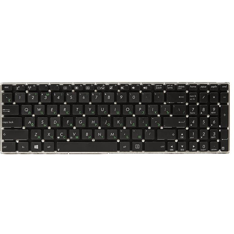 Клавиатура PowerPlant для ноутбука Asus X501, X552, X550 черный, без фрейма (KB310111)