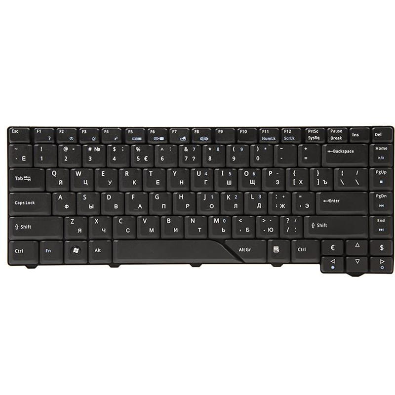 Клавіатура PowerPlant для ноутбука Acer Aspire 4210, 4430 чорний, чорний фрейм (KB311644)