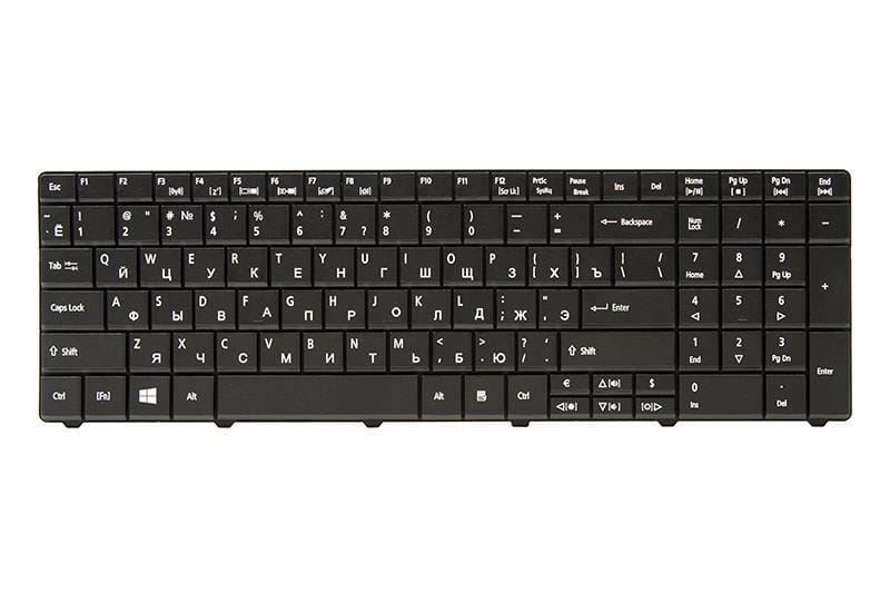 Клавіатура PowerPlant для ноутбука Acer Aspire E1-521, TravelMate 5335 чорний, чорний фрейм (KB310715)