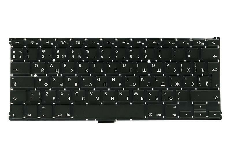 Клавиатура PowerPlant для ноутбука Apple A1369, A1466 (Macbook Air 13.3") черный, без фрейма (KB310036)