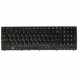 Клавиатура PowerPlant для ноутбука Asus K52, K52J, K52JK черный, черный фрейм (KB310241)