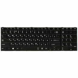 Клавіатура PowerPlant для ноутбука Toshiba Satellite C850, C870 черный, черный фрейм (KB310272)