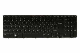 Клавіатура PowerPlant для ноутбука Dell Inspiron N5010 чорний, чорний фрейм (big Enter) (KB311835)