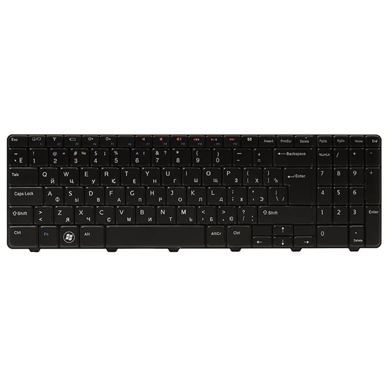 Клавиатура PowerPlant для ноутбука Dell Inspiron N5010 черный, черный фрейм (big Enter) (KB311835)