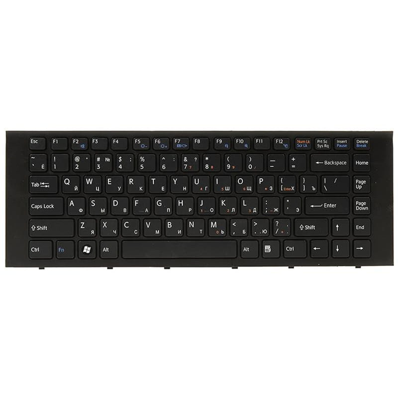 Клавиатура PowerPlant для ноутбука Sony EG черный, черный фрейм (KB311927)